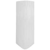 Bermuda Tri Vase Small White