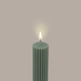 Column Pillar Candle Duo - Eucalyptus