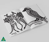 Dancing Wombat Colouring Book