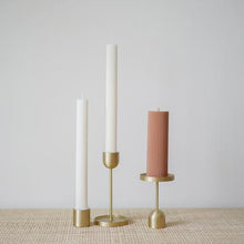 Load image into Gallery viewer, Wide Column Pillar Candle - Peach
