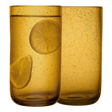 Load image into Gallery viewer, Cove Set of 4 High Ball 530ml Amber
