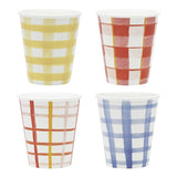 Gingham Latte Mug