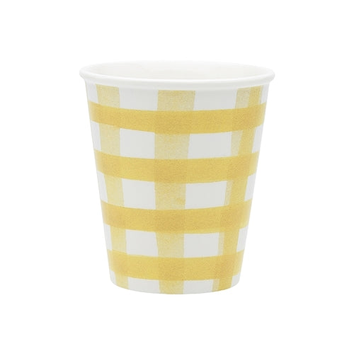 Gingham Latte Mug