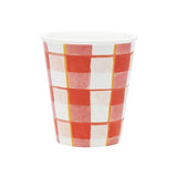 Gingham Latte Mug
