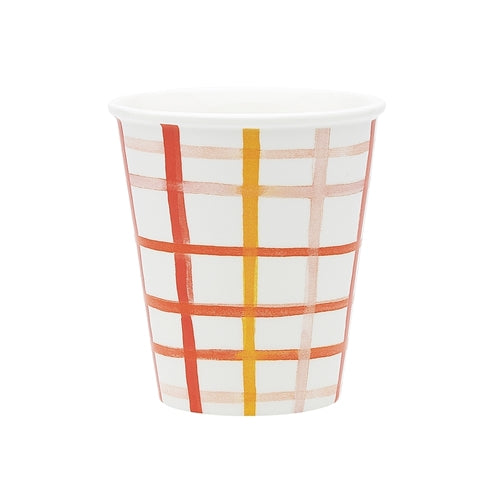 Gingham Latte Mug
