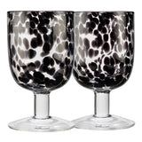 Samara Goblet Set of 4 - Black 280ml