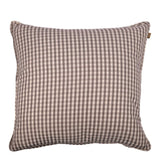 Gingham Cushion Cover Ash Grey