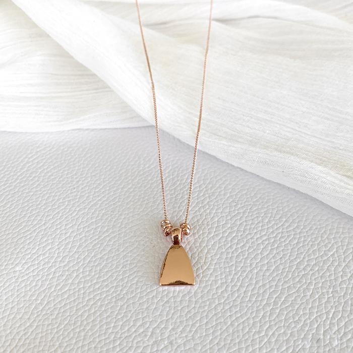 Dusk Pendant Necklace - Rose Gold