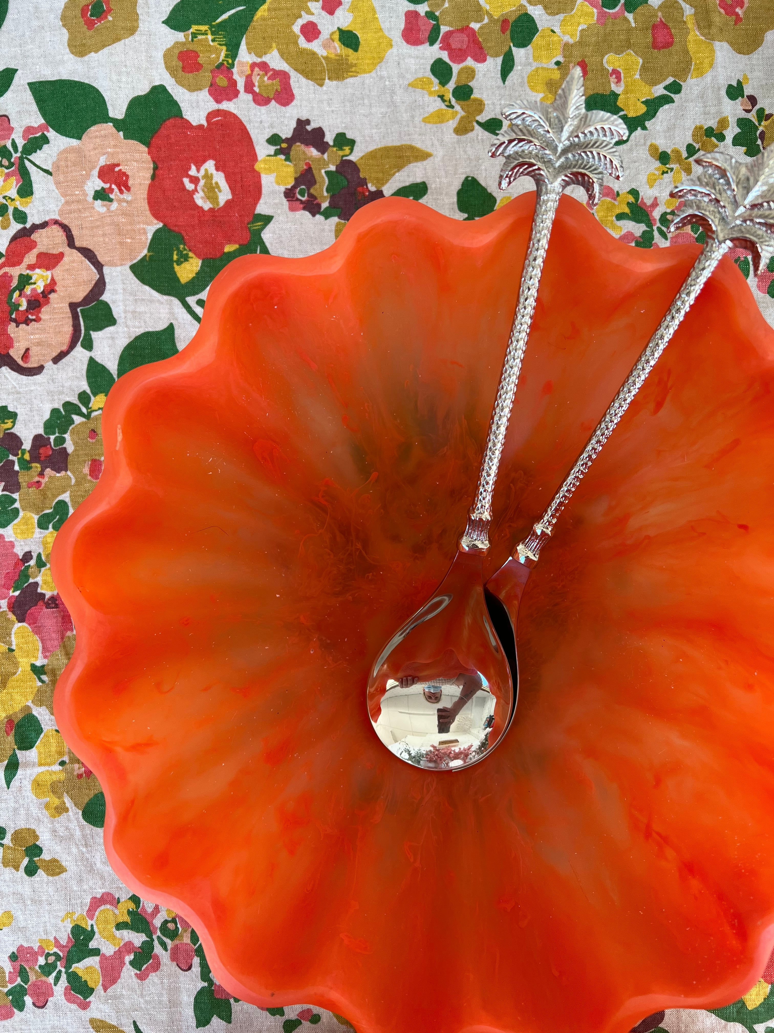 Silver Palms Salad Servers