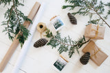 Happy Merry Christmas Candle