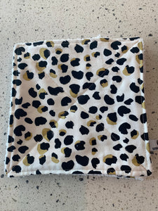 No Paper Towel Black,White and Gold Animal Print