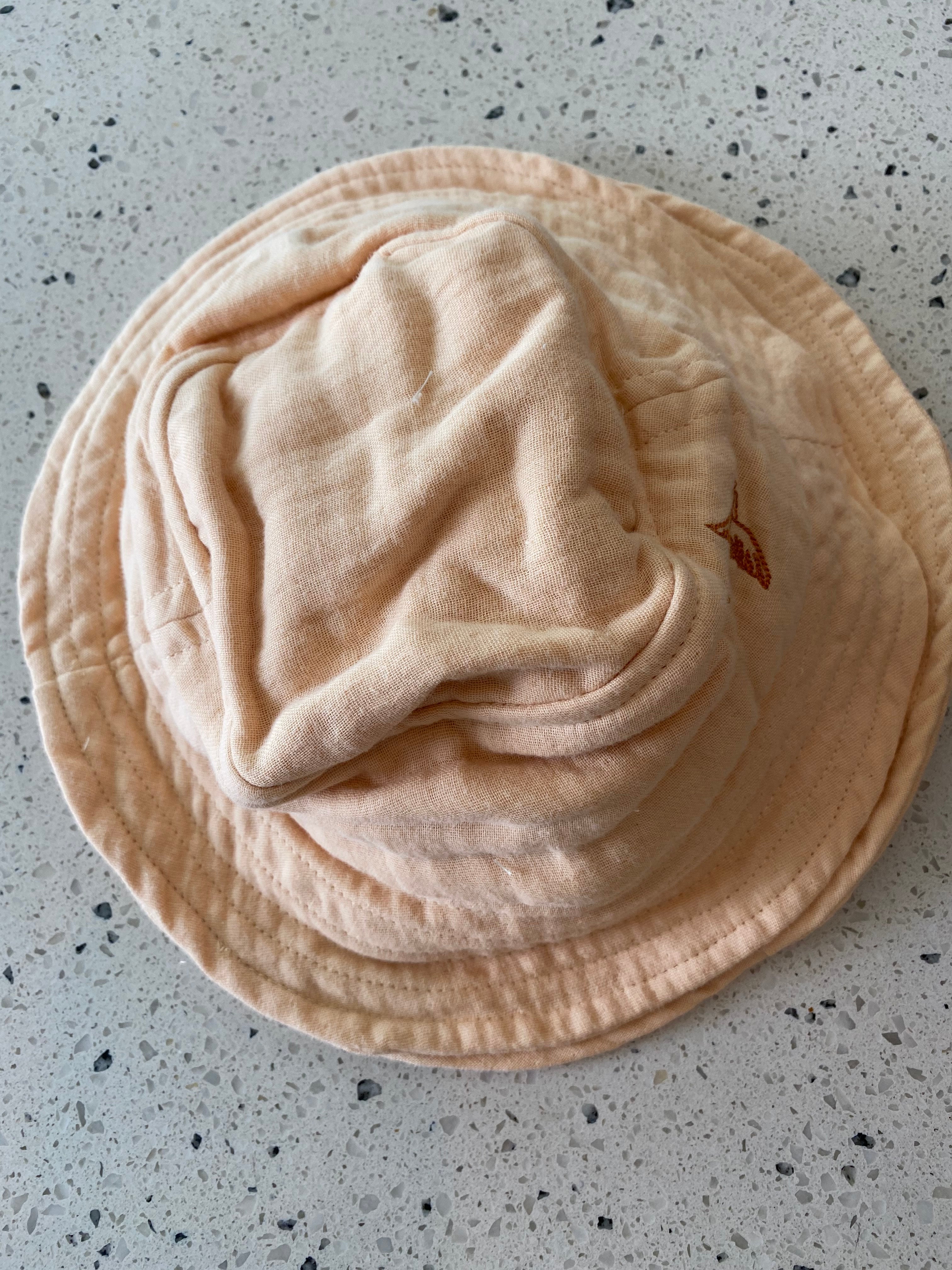 Muslin Sun Hat Orange