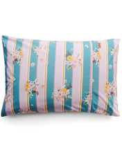 Load image into Gallery viewer, Floral Stripe Organic Cotton Pillowcases 2P
