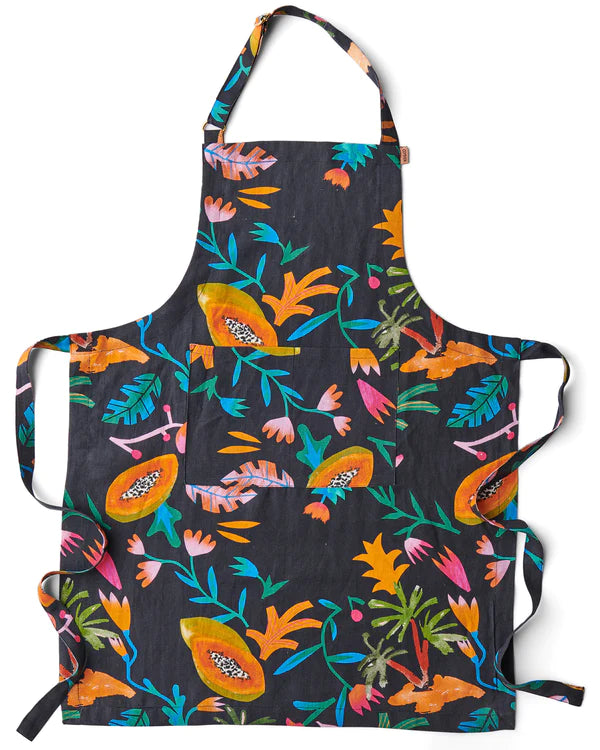 Polynesian Castaway Linen Apron