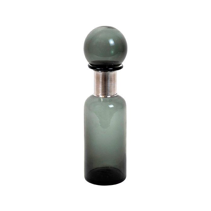 Grey Glass Bottle Small