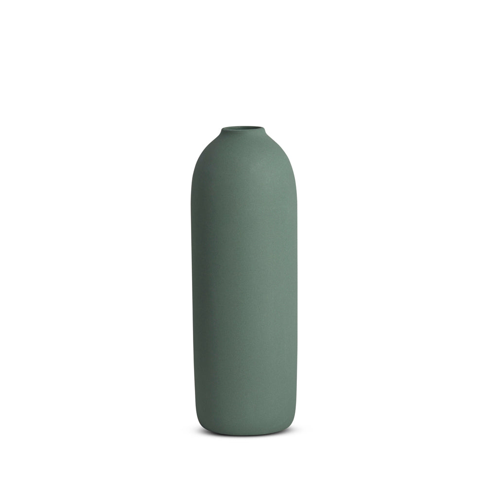 Cocoon Vase, Moss, Medium