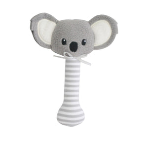 Baby Koala Stick Rattle Grey