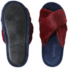 Load image into Gallery viewer, Midnight Merlot Adult Slippers
