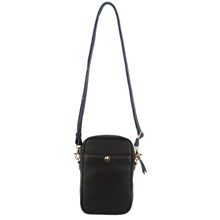 Load image into Gallery viewer, 2-Tone Urban Leather Cross Body Bag Black
