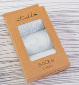 Blue Safari 3pk Socks