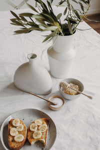 Loren Vase - Smooth White