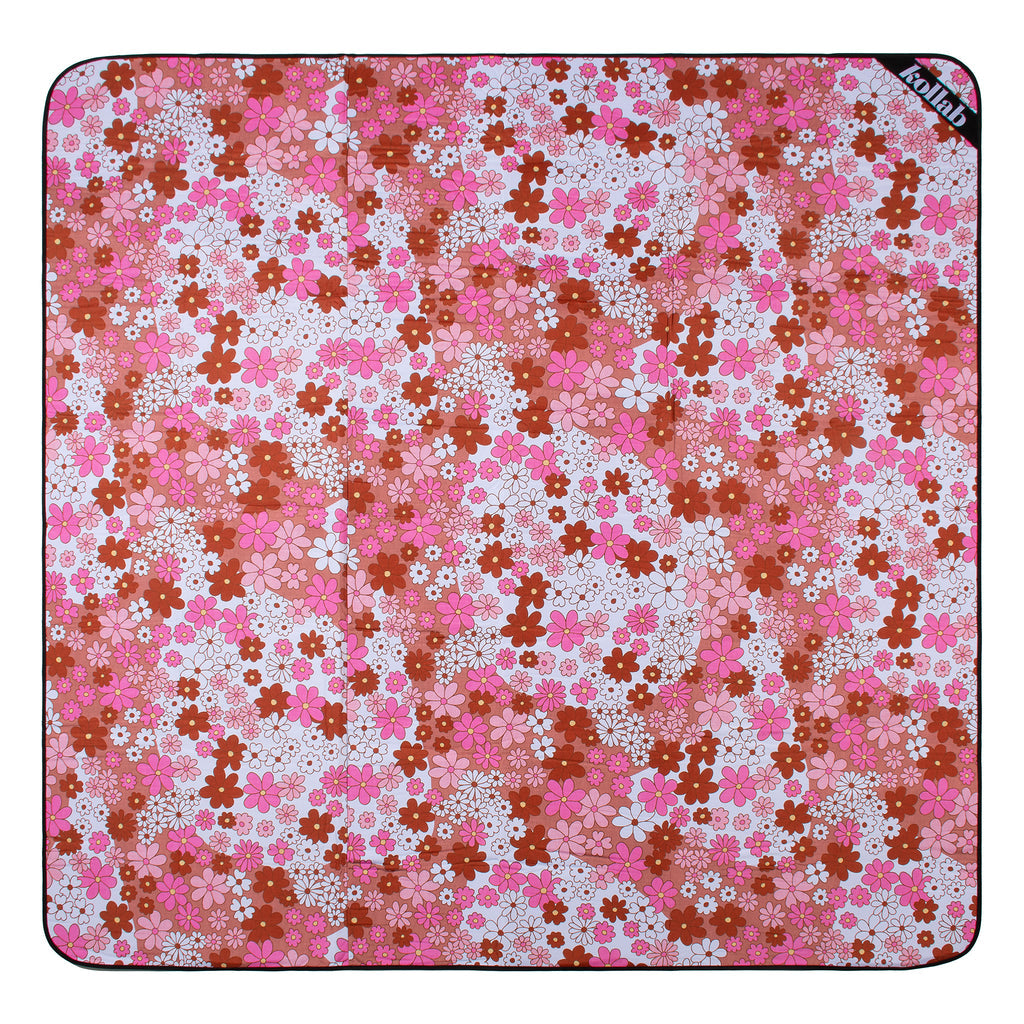 Picnic Mat Pink Daisy