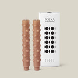 Polka Candle Duo Nude