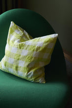 Load image into Gallery viewer, Limoncello Gingham Cushion
