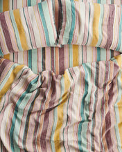 Load image into Gallery viewer, Hat Trick Woven Stripe Linen Fitted Sheet

