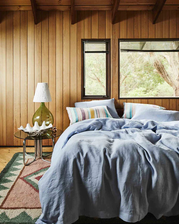 Hat Trick Woven Stripe Linen Pillowcases King