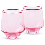Rose With A Twist Tumbler Glass 2P Set One Size