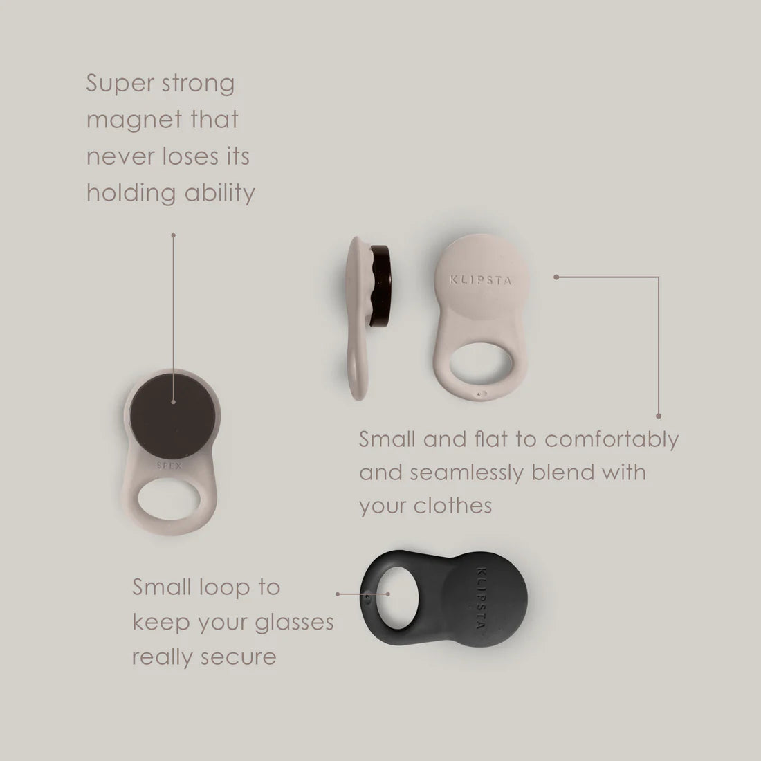 SPEX Glasses Clips 2pk