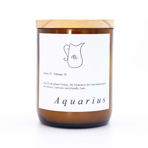 Aquarius Zodiac Candles