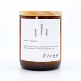 Virgo Zodiac Candle