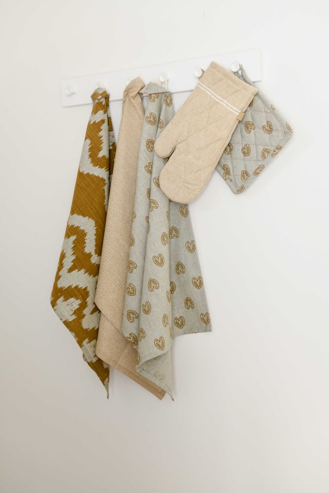 Tea Towel Pack Set of 3 Tuscan Olive