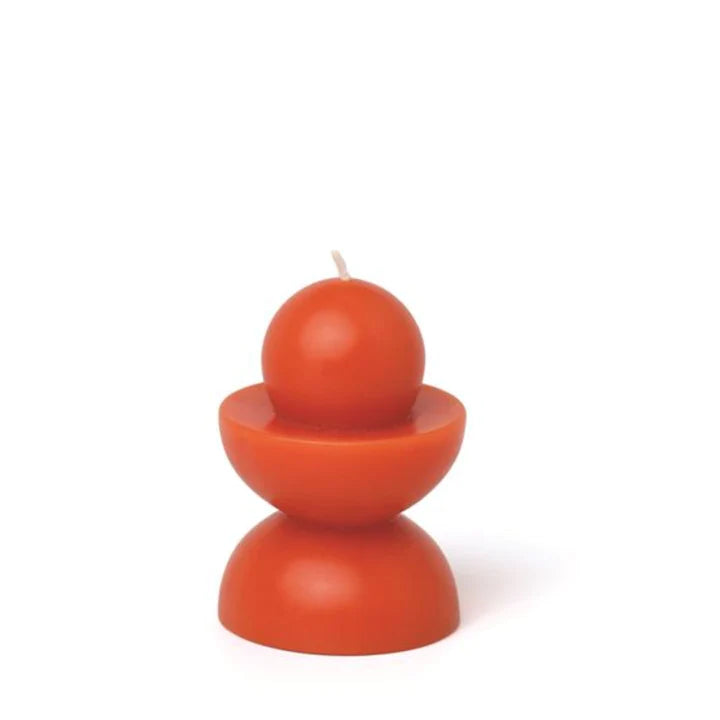 Totem Candle Gizmo Red Orange