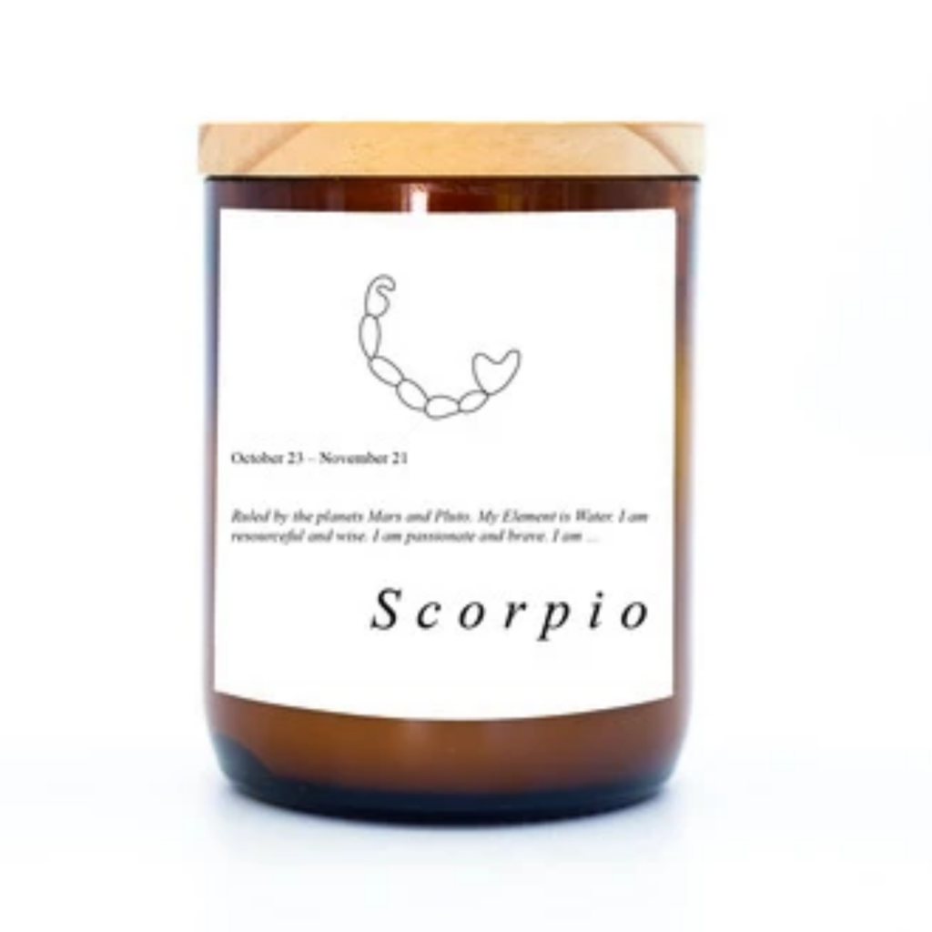 Scorpio Zodiac Candle