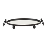 Iron Black Mirror Tray
