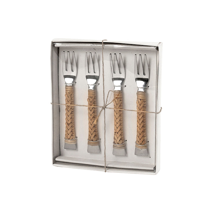 Rattan Small Forks