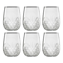 Load image into Gallery viewer, Carmen Set of 6 Stemless Wine Glasses 490ml
