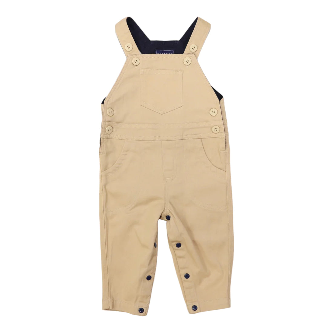 Stretch Twill Overalls Sheepskin