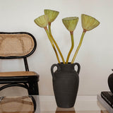 Agatha Vase - Matte Coal