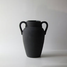 Load image into Gallery viewer, Agatha Vase - Matte Coal
