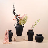 Agatha Vase - Matte Coal