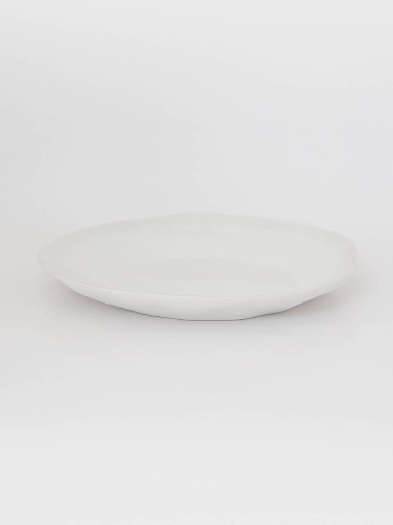 Flax Ceramic Plate White 26cm