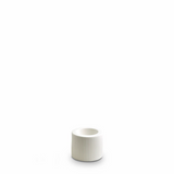 Ribbed Infinity Candle Holder Snow (S)