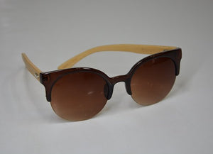 Brown Bamboo Sunglasses WPB1035