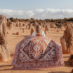 Desert Rose Picnic Rug