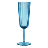 Adrift Set of 4 Flute Blue