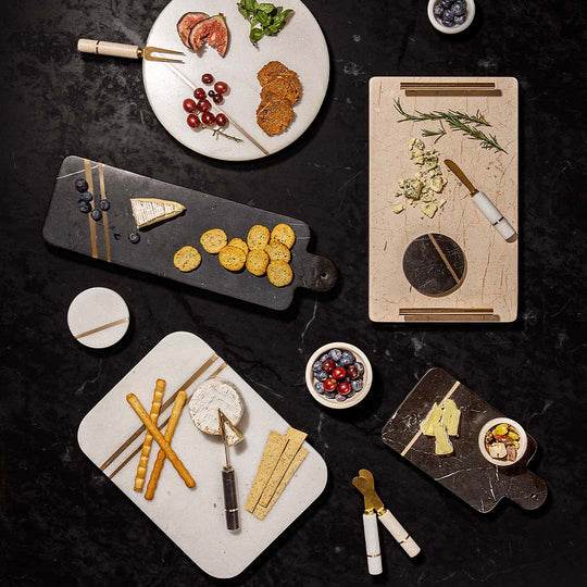 Emerson Champagne Rectangle Serving Board